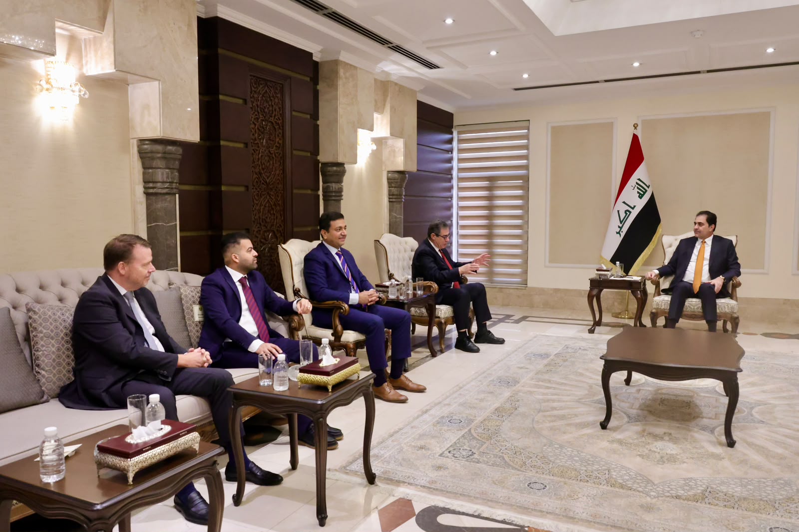 Deputy PM For Energy Affairs And A Delegation From KBR Discuss Opportunities For Developing The Oil Sector And Investing In Gas