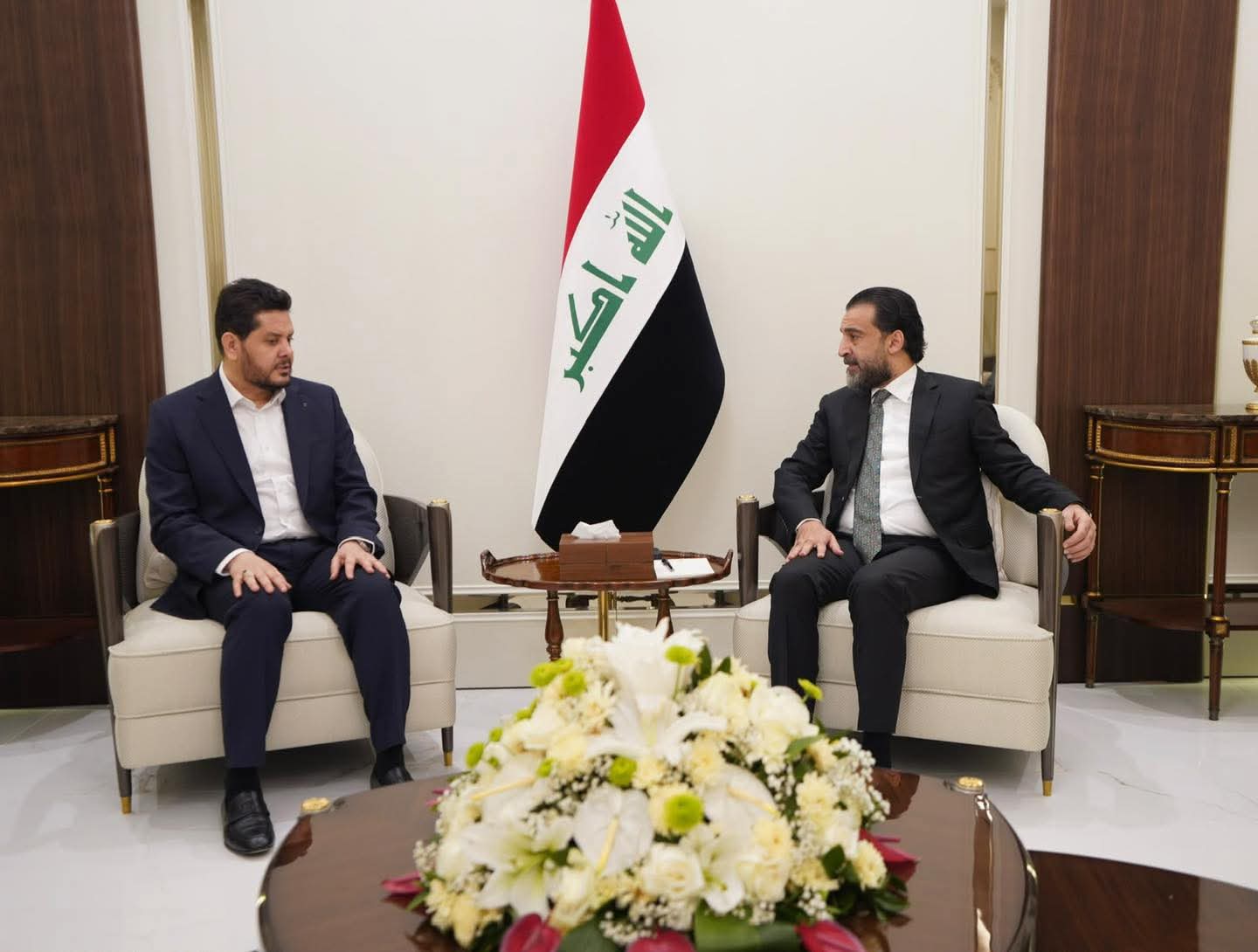 محمد الحلبوسي يبحث مع نائب رئيس الوزراء  الأوضاع  العامة  واولويات المرحلة المقبلة